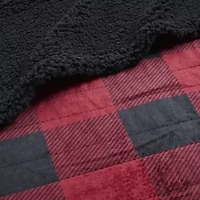 Linden Oversized Mink to Berber Heated Throw