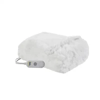 Malea Heated Shaggy Faux Fur Throw
