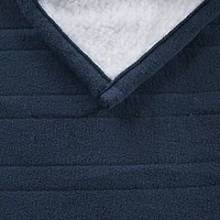 Fleece to Sherpa Heated Throw