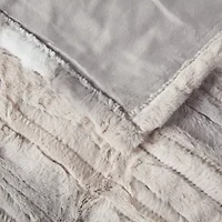 Zuri Oversized Faux Fur Heated Throw