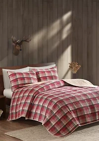 Tasha 3-Piece Red Quilt Mini Set