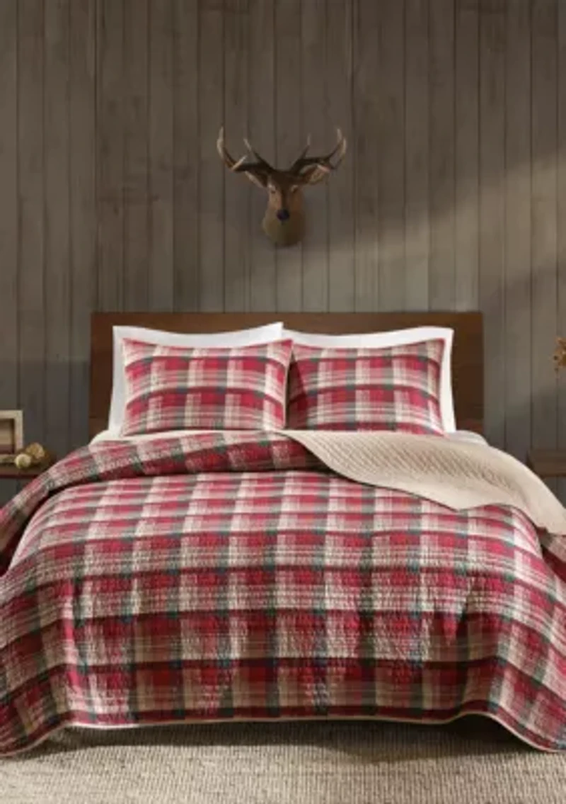 Tasha 3-Piece Red Quilt Mini Set