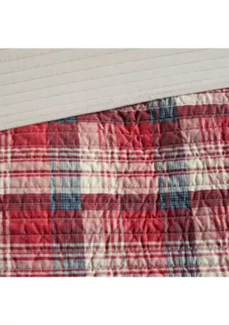 Tasha 3-Piece Red Quilt Mini Set