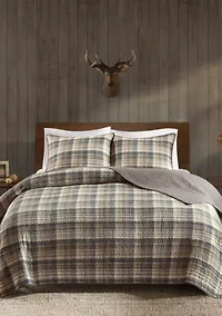 Tasha 3-Piece Taupe Quilt Mini Set