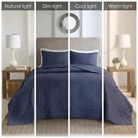 Oakley 3 Piece Reversible Bedspread Set