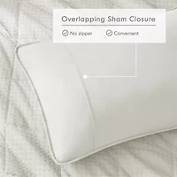 Mina Waffle Weave Textured Quilt Set