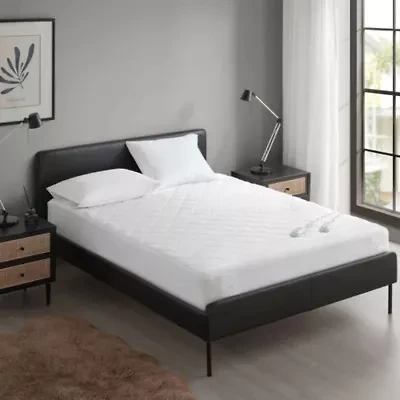 Embossed Microfiber Heated Mattress Pad