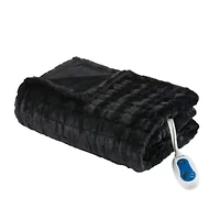 Zuri Oversized Faux Fur Heated Throw
