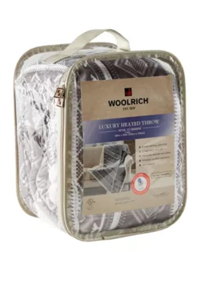 Anderson Oversized Mink to Berber Heated Throw