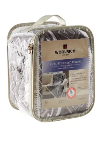 Anderson Oversized Mink to Berber Heated Throw