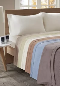 Electric Micro Fleece Heated Blanket