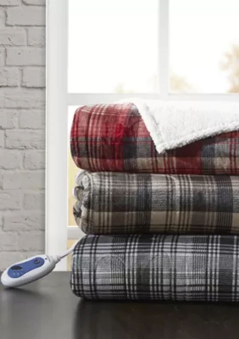 Tasha Oversized Mink to Berber Heated Throw