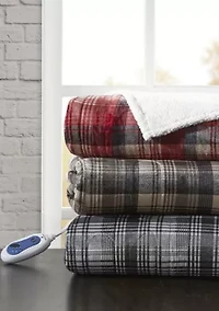 Tasha Oversized Mink to Berber Heated Throw