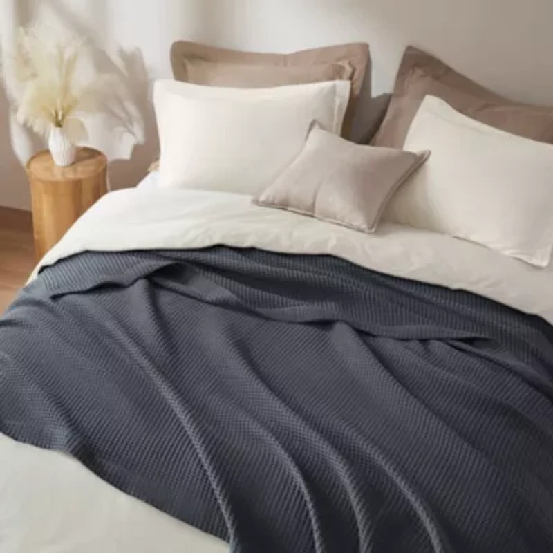 Waffle Weave Cotton Blanket