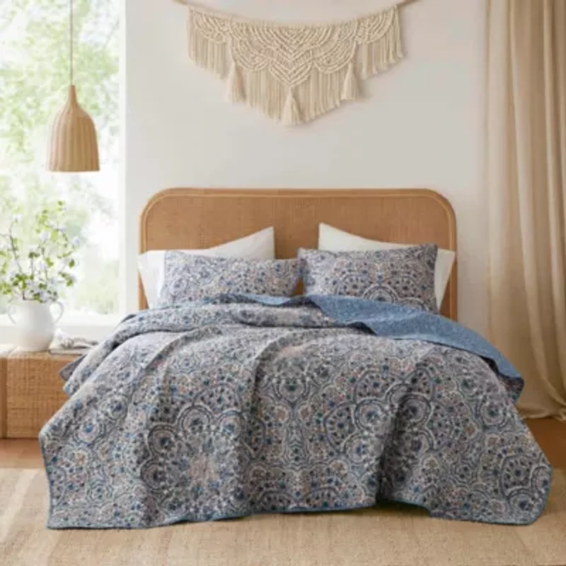 Valerie Boho Floral Reversible Quilt