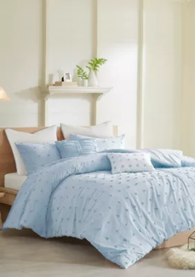 100% Cotton Brooklyn Ultra Soft Jacquard Duvet Cover Set