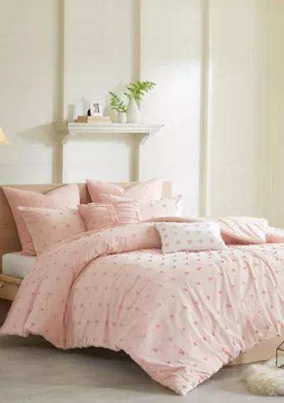 100% Cotton Brooklyn Ultra Soft Jacquard Duvet Cover Set