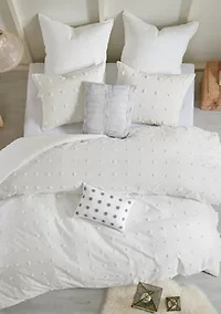 100% Cotton Brooklyn Ultra Soft Jacquard Duvet Cover Set