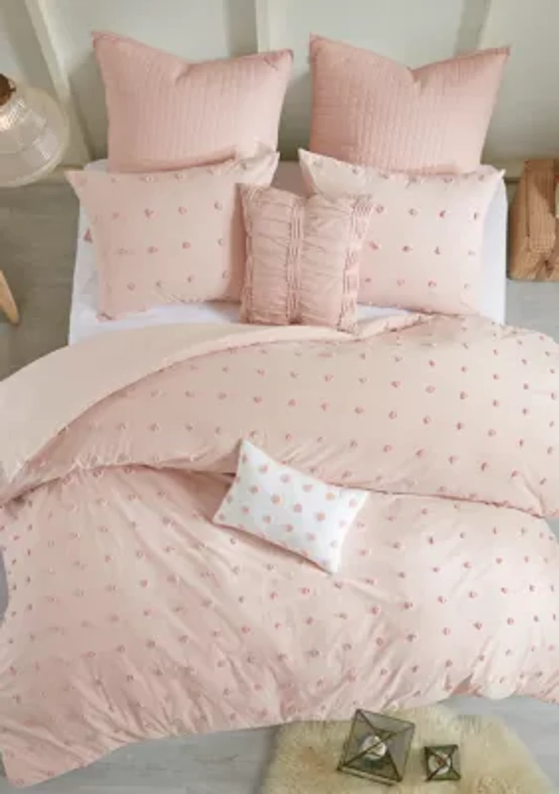 100% Cotton Brooklyn Ultra Soft Jacquard Duvet Cover Set