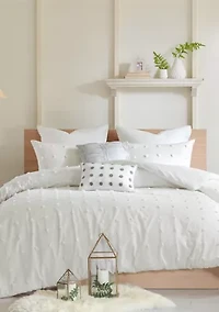 100% Cotton Brooklyn Ultra Soft Jacquard Duvet Cover Set