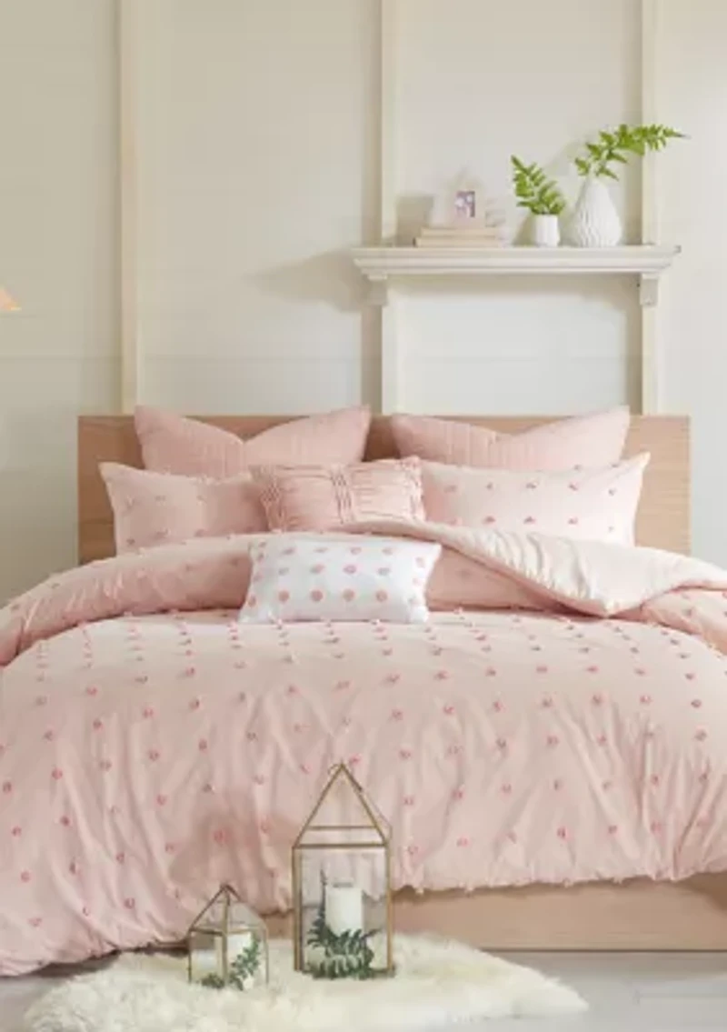 100% Cotton Brooklyn Ultra Soft Jacquard Duvet Cover Set