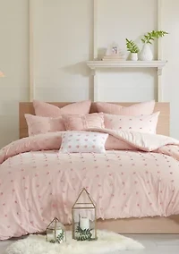 100% Cotton Brooklyn Ultra Soft Jacquard Duvet Cover Set