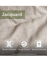 Bennett 4 Piece Reversible Jacquard Coverlet Set