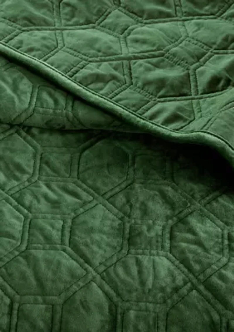 Harper Velvet 3 Piece Quilt Set