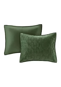Harper Velvet 3 Piece Quilt Set