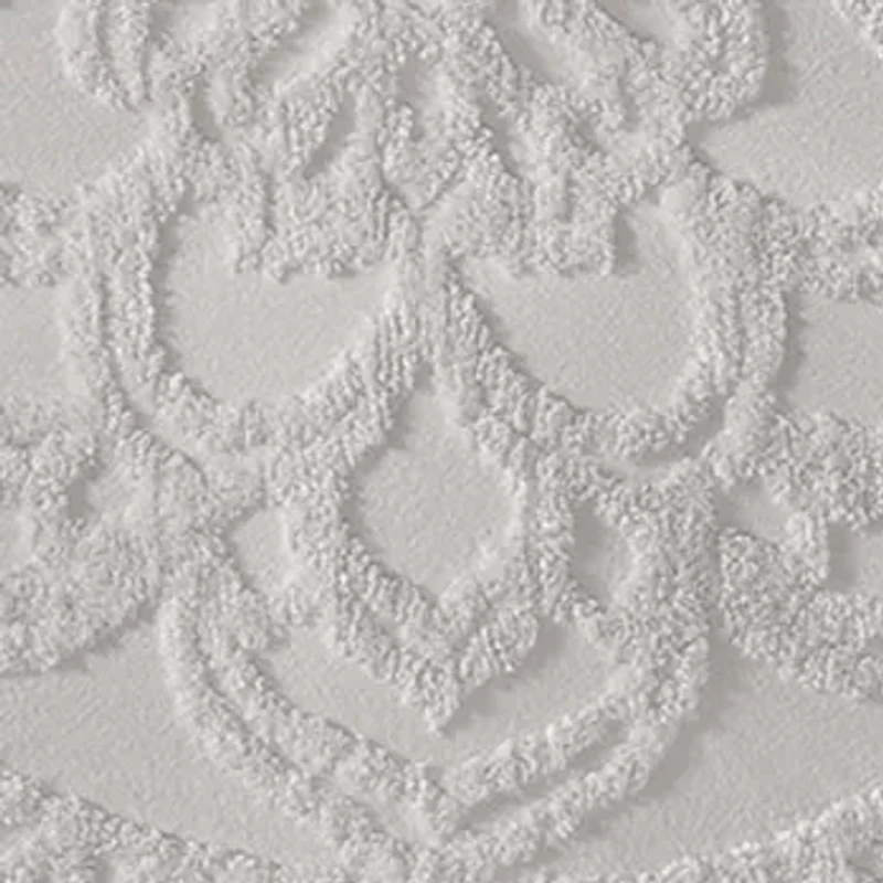 Laetitia 3 Piece Tufted Cotton Chenille Medallion Duvet Cover Set