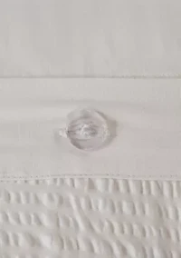 Amaya 3 Piece Cotton Seersucker Duvet Cover Set