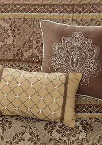 Bellagio 5 Piece Reversible Jacquard Bedspread Set