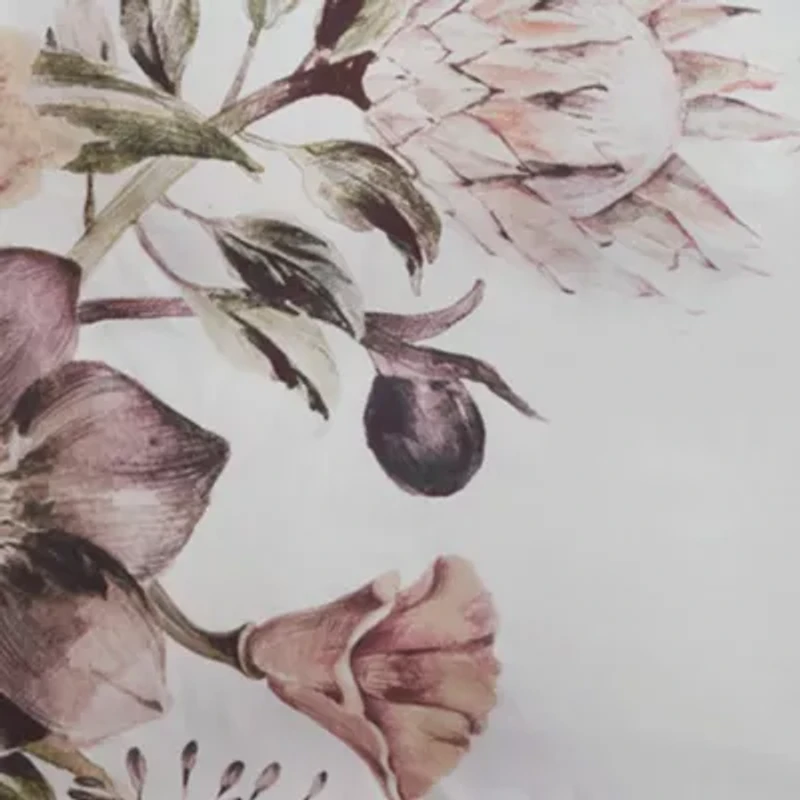 Cassandra 3 Piece Cotton Printed Duvet Cover Set