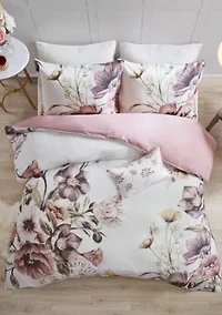 Cassandra 3 Piece Cotton Printed Duvet Cover Set
