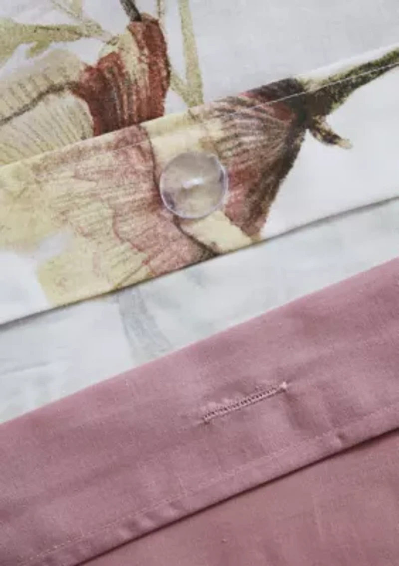 Cassandra 3 Piece Cotton Printed Duvet Cover Set