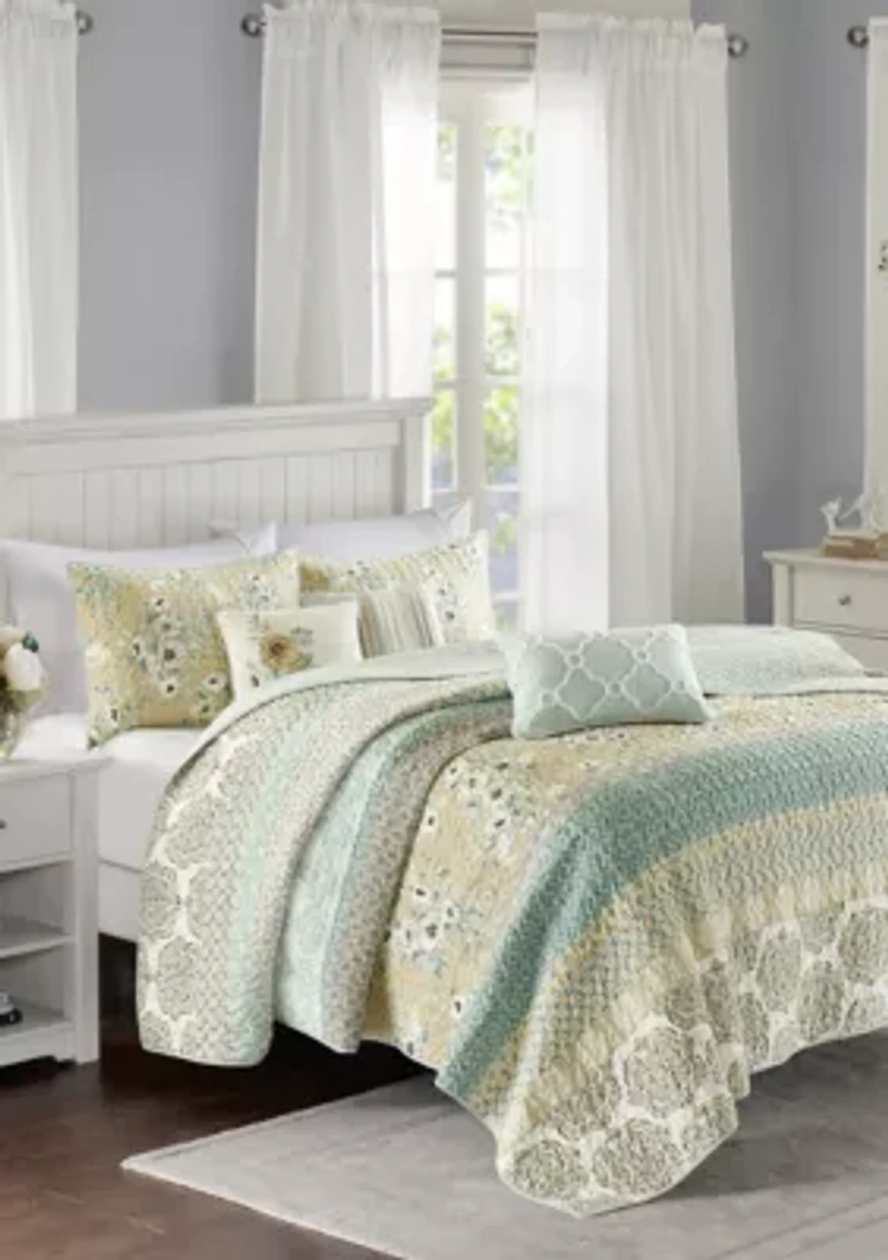 Willa 6 Piece Reversible Coverlet Set