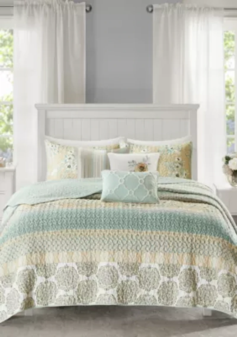 Willa 6 Piece Reversible Coverlet Set