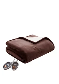 Heated Plush to Berber Blanket