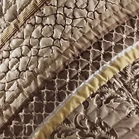 Bellagio 6-Piece Coverlet Set Brown