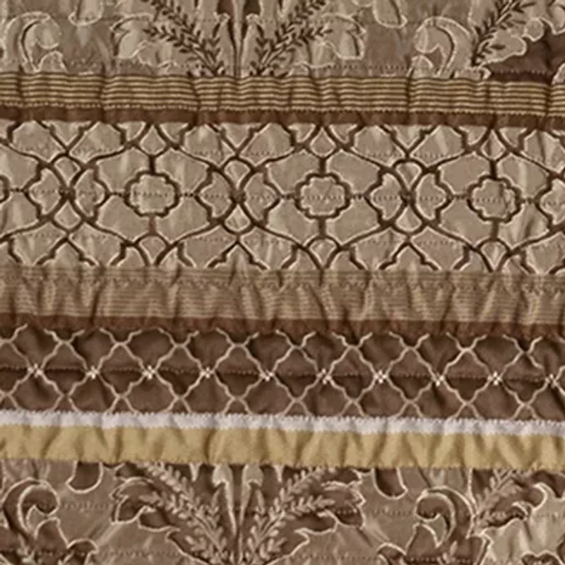 Bellagio 6-Piece Coverlet Set Brown