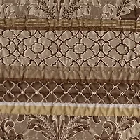 Bellagio 6-Piece Coverlet Set Brown