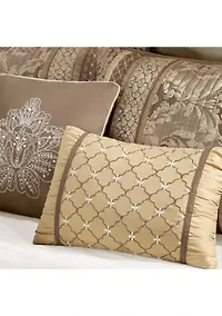 Bellagio 6-Piece Coverlet Set Brown