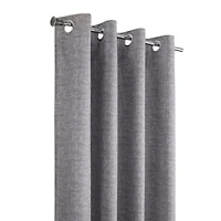 Mason Blackout Grommet Curtain Panel 52 x 108 Grey