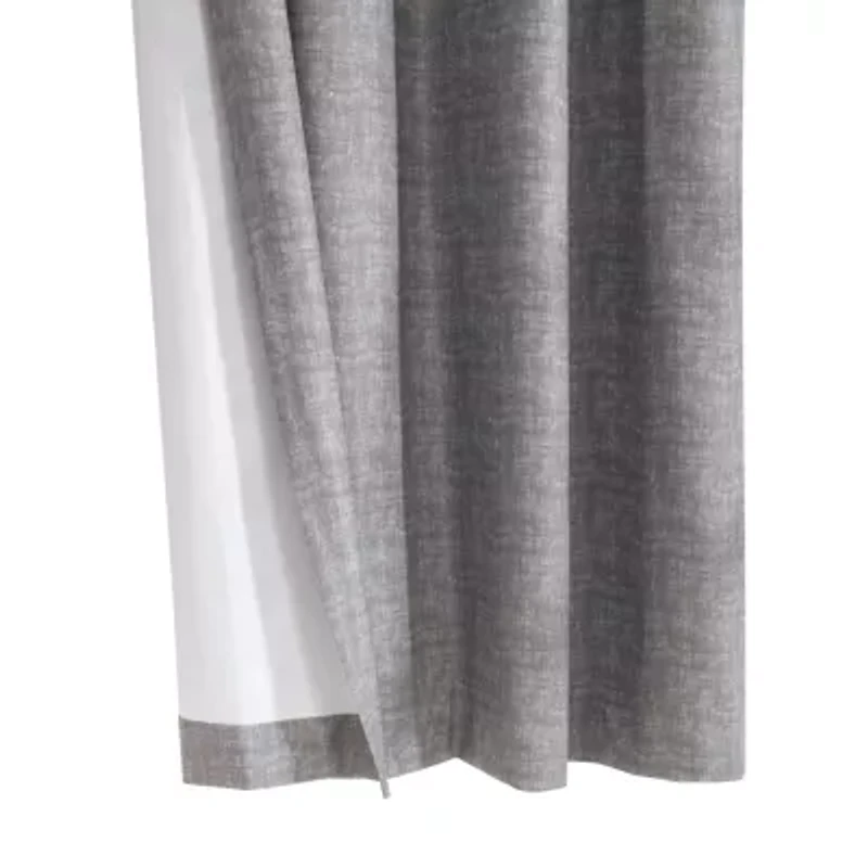 Mason Blackout Grommet Curtain Panel 52 x 108 Grey