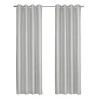Glacier Blackout Grommet Curtain Panel 52 x 84 Silver