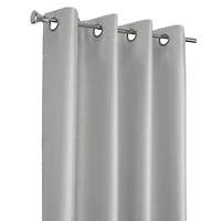 Glacier Blackout Grommet Curtain Panel 52 x 84 Silver