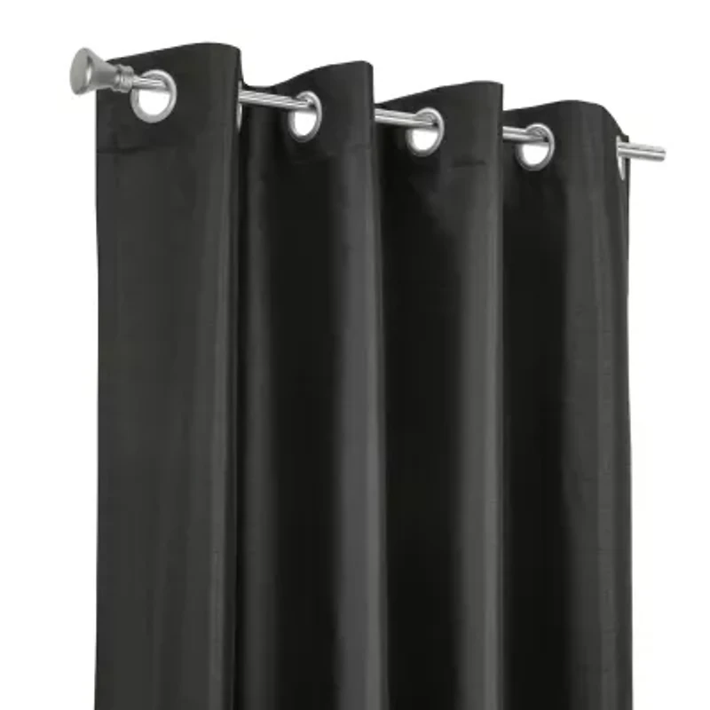 Glacier Blackout Grommet Curtain Panel 52 x 95 Black