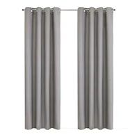Mason Blackout Grommet Curtain Panel 52 x 95 Silver