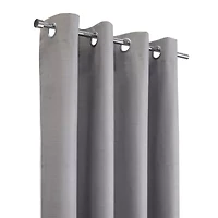 Mason Blackout Grommet Curtain Panel 52 x 95 Silver