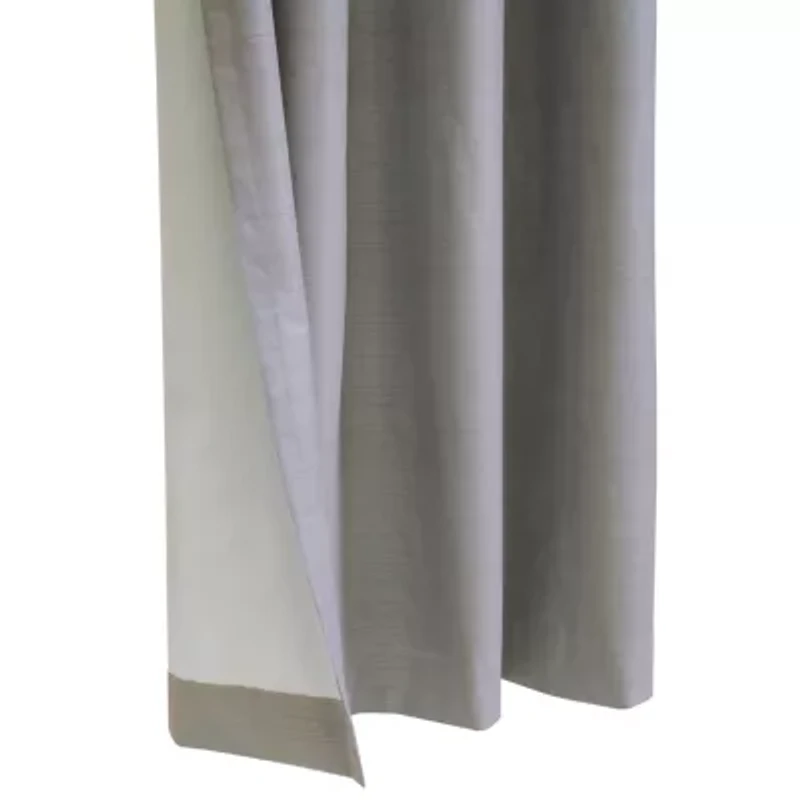 Mason Blackout Grommet Curtain Panel 52 x 95 Silver